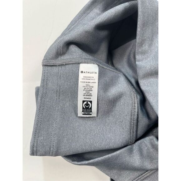 Athleta Salutation Stash Pocket II 7/8 Tight Horizon Grey Powervita Size Medium - Picture 11 of 11